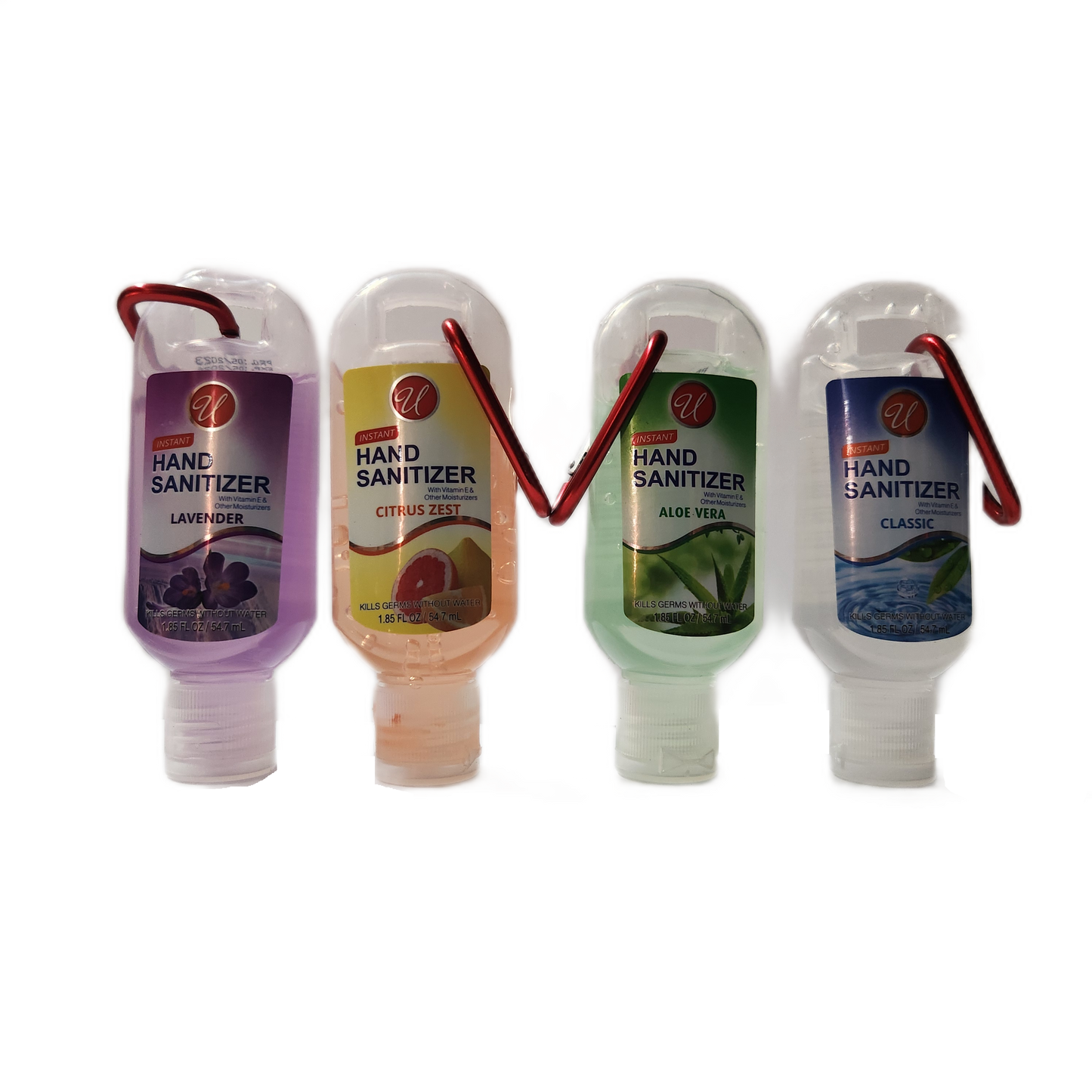 U HAND SANITIZER WITH CLIP 48PK