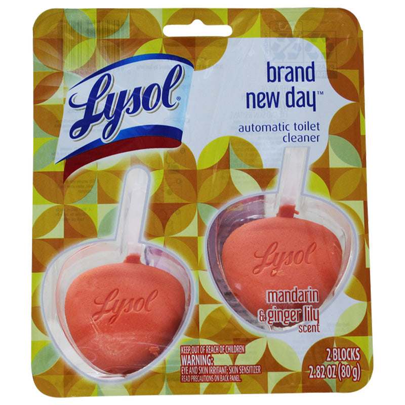 LYSOL BRAND NEW DAY AUTOMATIC TOILET BOWL CLEANER 2CT/4PK