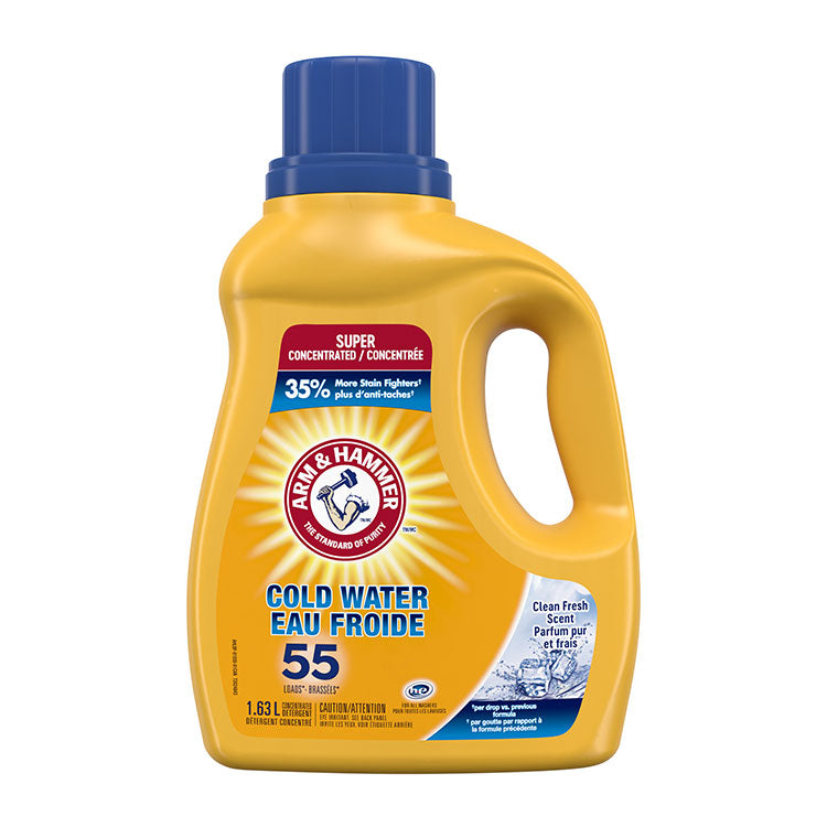 ARM & HAMMER LIQUID DETERGENT COLD WATER 6/55.1OZ