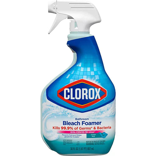 CLOROX FOAMER WITH BLEACH SPRAY BATHROOM 9/30oz