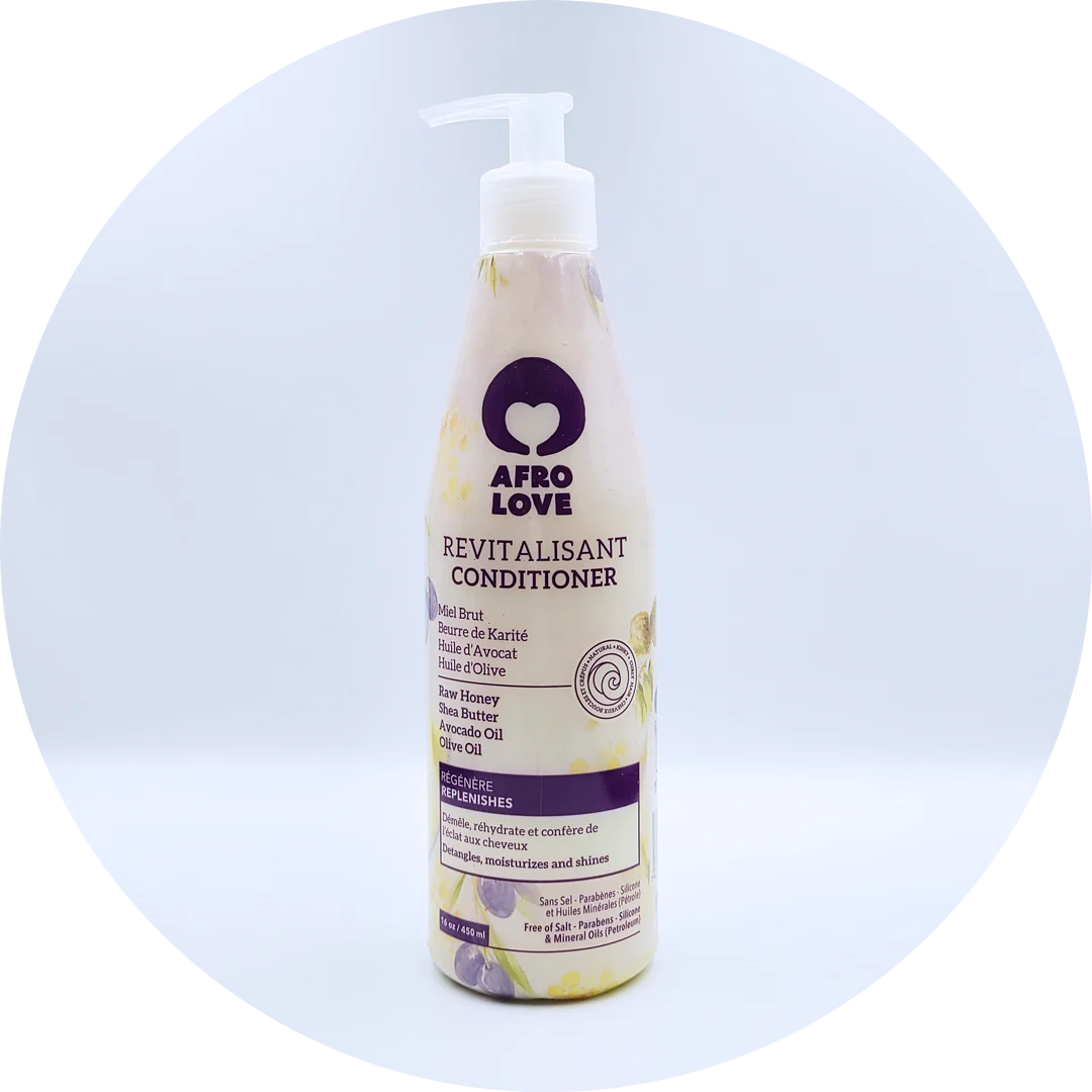 AFRO LOVE RAW HONEY, SHEA BUTTER, AVOCADO & OLIVE OIL CONDITIONER 16OZ