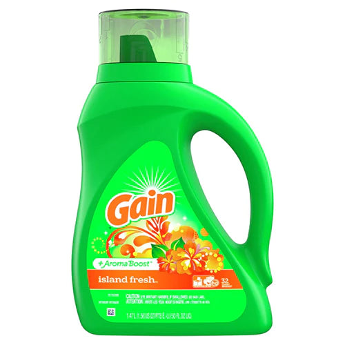 GAIN LIQUID DETERGENT ISLAND FRESH 6/46oz