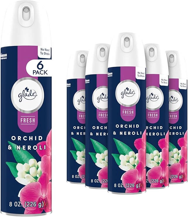 GLADE AIR FRESHENER FRESH ORCHID & NEROLI 6/8.3oz