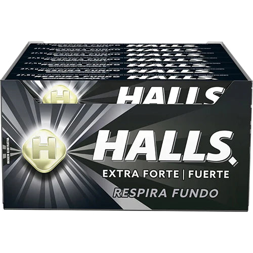 HALLS COUGH DROPS FUERTE/STRONG 21CT