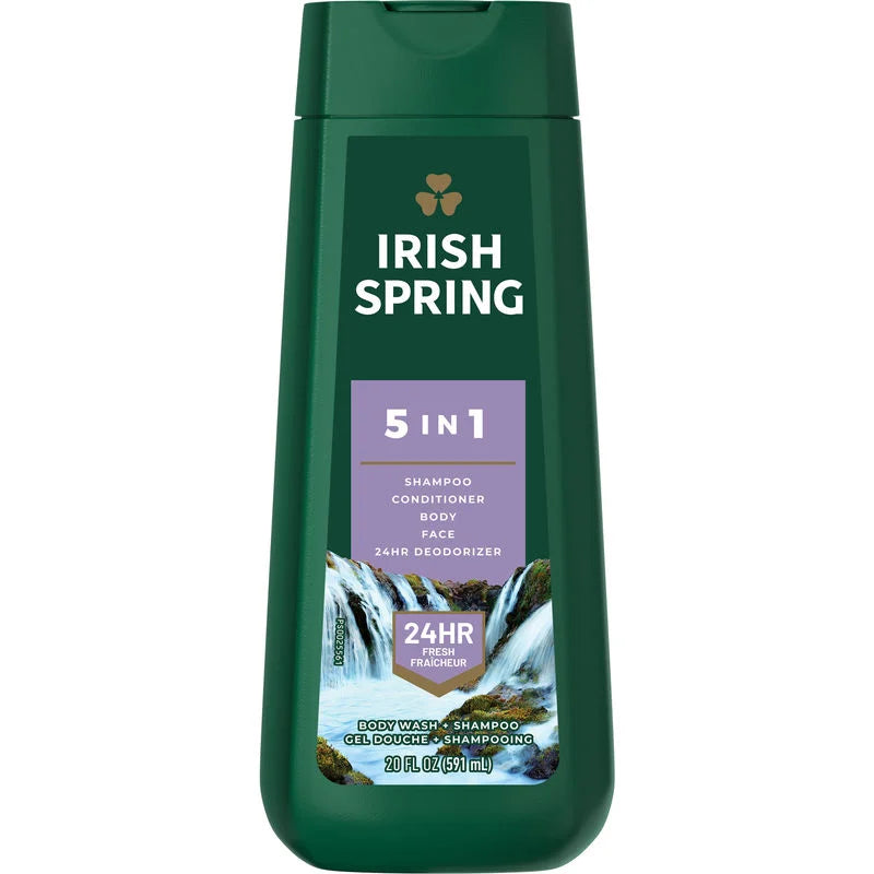 IRISH SPRING BODY WASH 5 IN 1 4/20oz