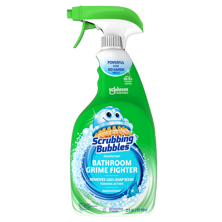 SCRUBBING BUBBLES DISINFECTANT BATHROOM GIRME FIGHTER W-TRIGGER RAINSHOWER 32oz
