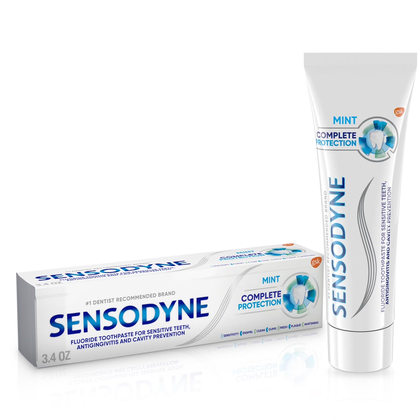SENSODYNE MINT COMPLETE PROTECTION TOOTHPASTE 3.4oz