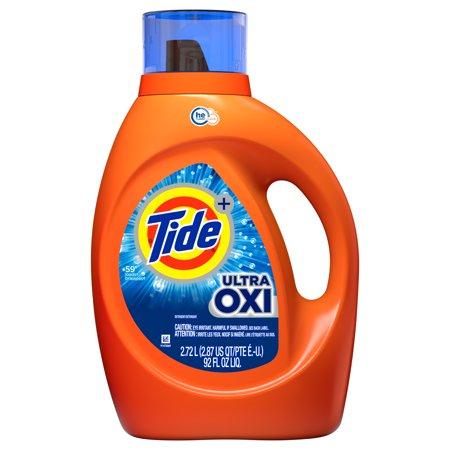 TIDE LIQUID LAUNDRY DETERGENT ULTRA OXI 4/84oz