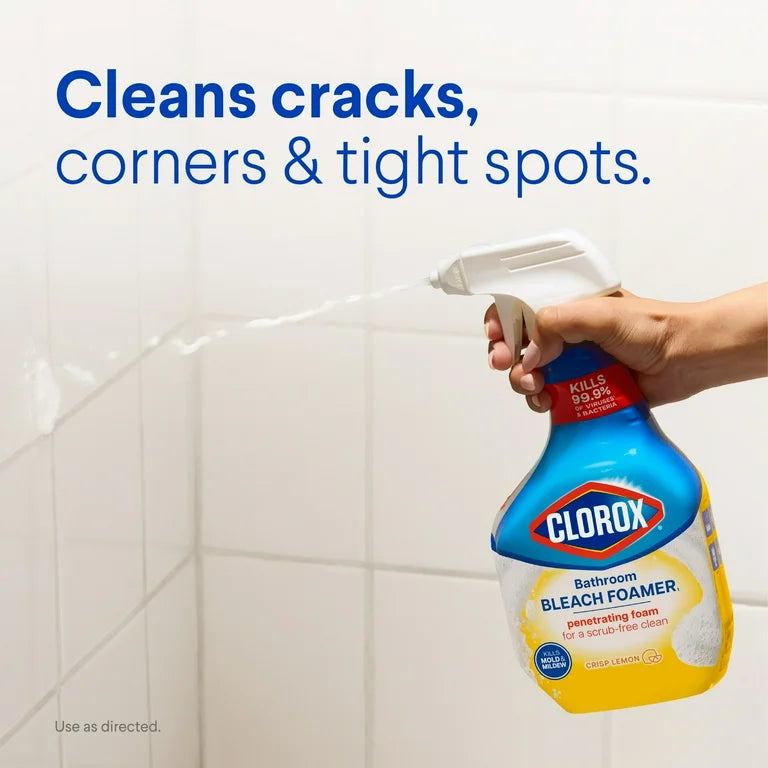 CLOROX BATHROOM BLEACH CRISP LEMON SPRAY 9/30oz