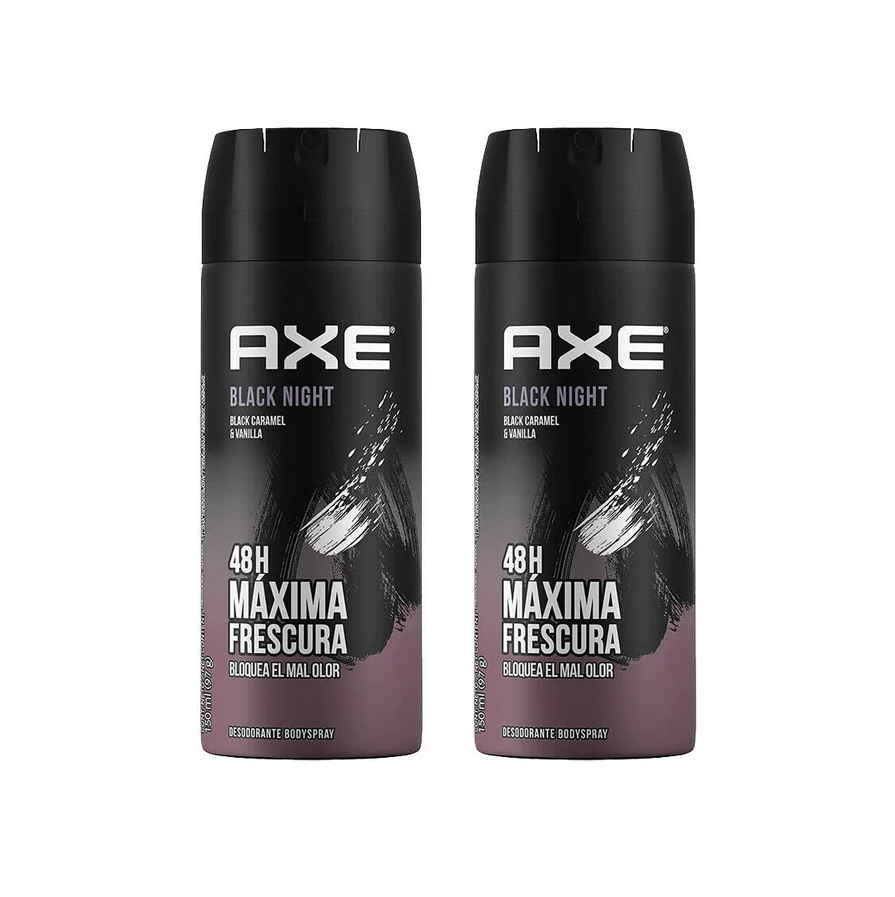 AXE DEODORANT SPRAY BLACK NIGHT 6/150ml