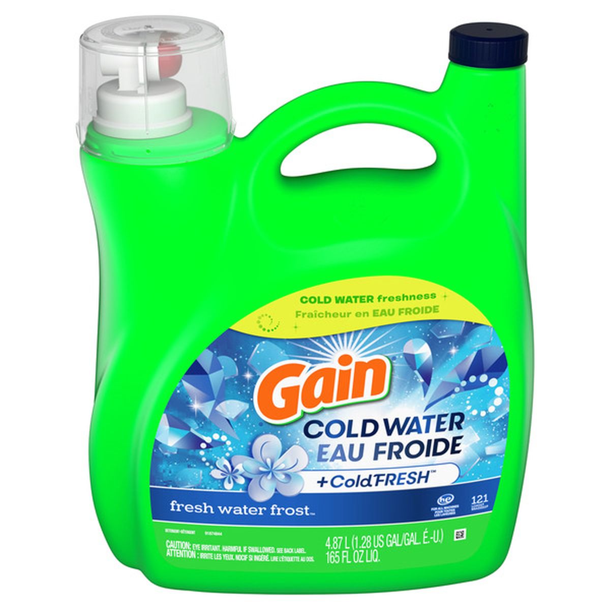GAIN LIQUID COLD WATER+OXI FRESH WATER FROST 4/165 OZ