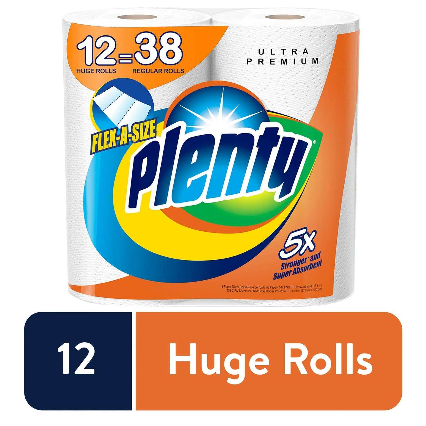 PLENTY ULTRA PREMIUM FLEX A SIZE 110 SHEETS 12 ROLLS