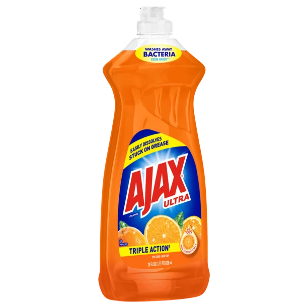 AJAX DISHWASH LIQUID ORANGE 9/28oz