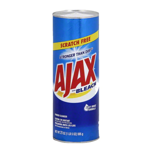 AJAX POWDER CLEANSER WITH BLEACH 12/21oz