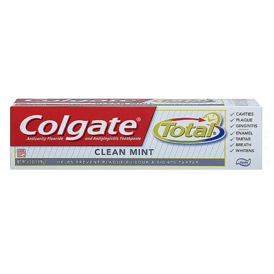 COLGATE TOOTHPASTE TOTAL CLEAN MINT 24/6.3oz