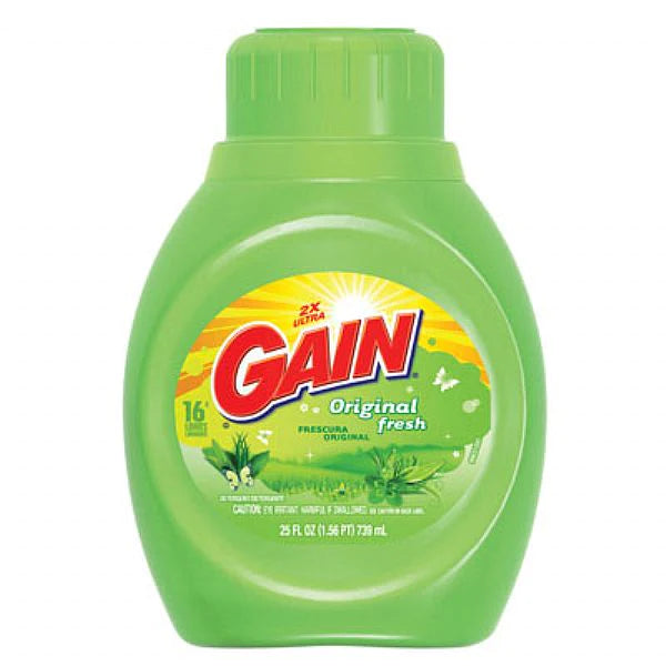 GAIN LIQUID DETERGENT ORIGINAL 6/25oz