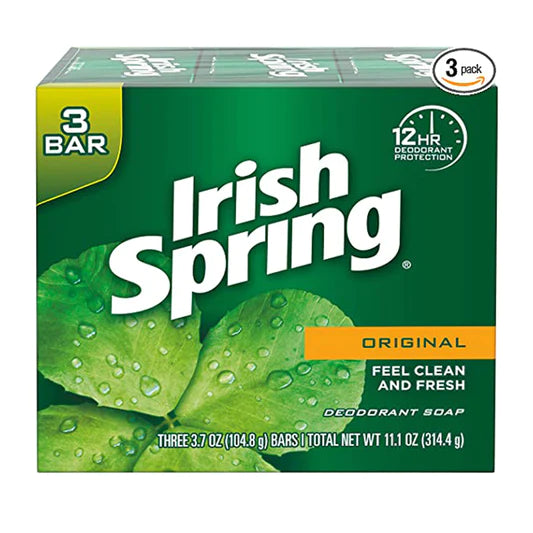 IRISH SPRING BAR SOAP ORIGINAL 18/3PK