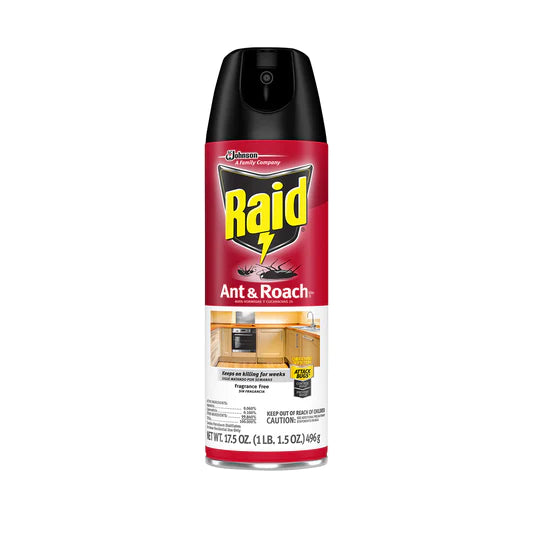 RAID ANT & ROACH KILLER FRAGRANCE FREE 12/17.5oz