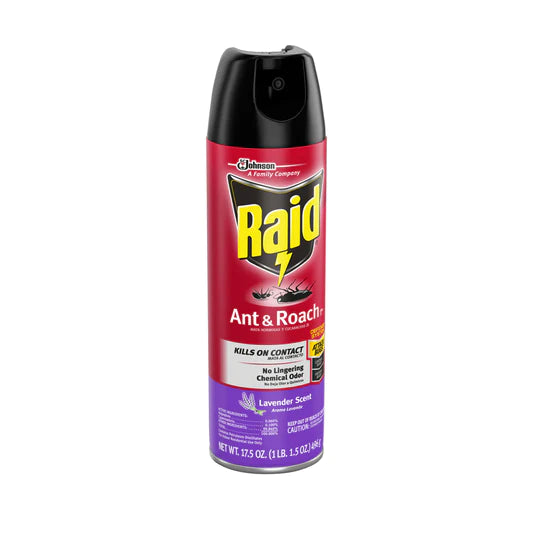 RAID ANT & ROACH KILLER LAVENDER 12/17.5oz