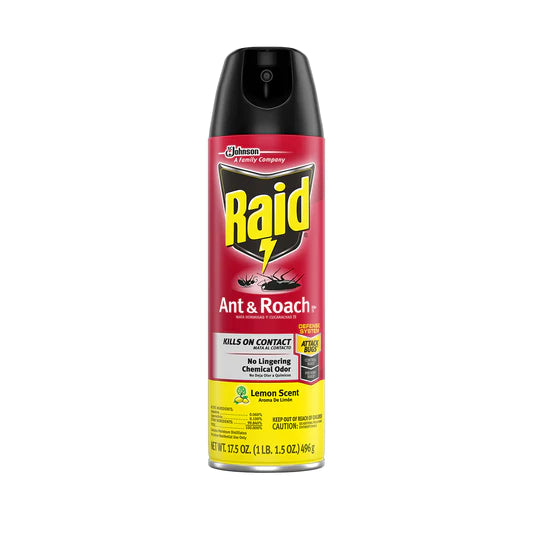 RAID ANT & ROACH KILLER LEMON 12/17.5oz