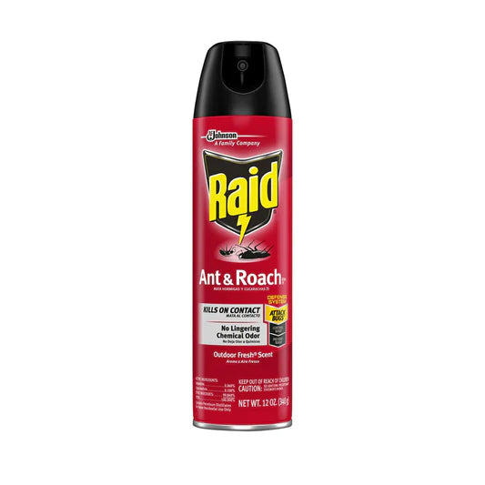 RAID ANT & ROACH KILLER OUTDOOR FRESH 12/17.5oz