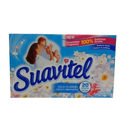 SUAVITEL DRY SHEETS FIELD FLOWERS 15/20CT