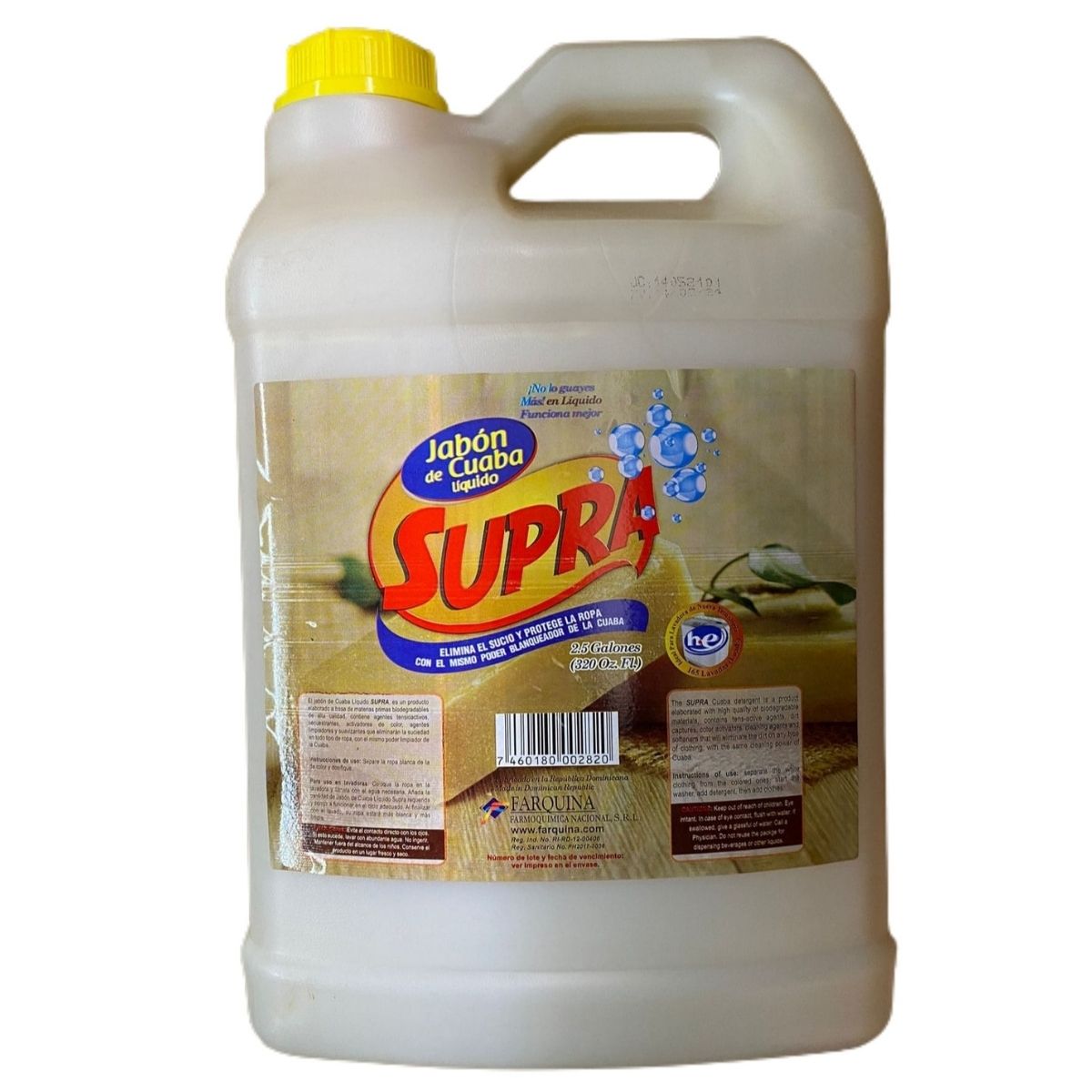 SUPRA JABON DE CUABA 2/2.5gal