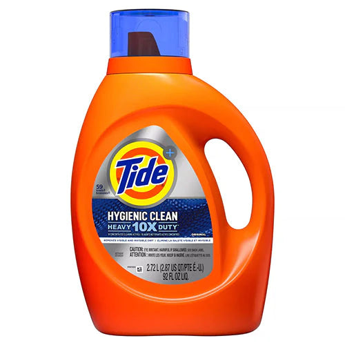 TIDE HYGIENIC CLEAN ORIGINAL LIQUID LAUNDRY DETERGENT HEAVY DUTY ORIGINAL 4/92oz