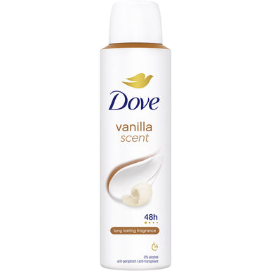 DOVE DEODORANT SPRAY VANILLA SCENT 6/150ML