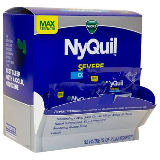 NYQUIL SEVERECOLD & FLU LIQUID CAPS 32CT