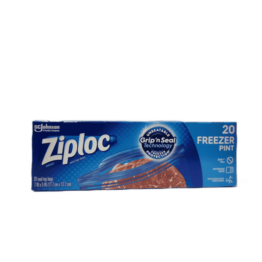 ZIPLOC FREEZER BAG PINT SIZE 12PK/20CT