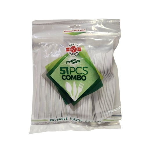 U COMBO CUTLERY IN ZIPPER BAG 51CT/48PK
