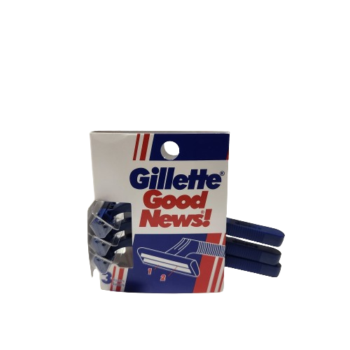 GILLETTE GOOD NEWS RAZORS 3CT/12PK