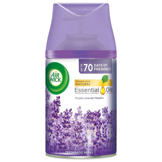 AIR WICK FRESHMATIC REFILL PURPLE LAVENDER 4/250ML