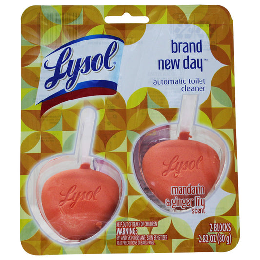 LYSOL BRAND NEW DAY AUTOMATIC  TOILET BOWL CLEANER 2CT/4PK