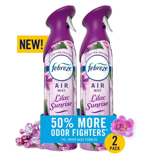 FEBREZE AIR FRESHENER LILAC SUN 6/8.1oz