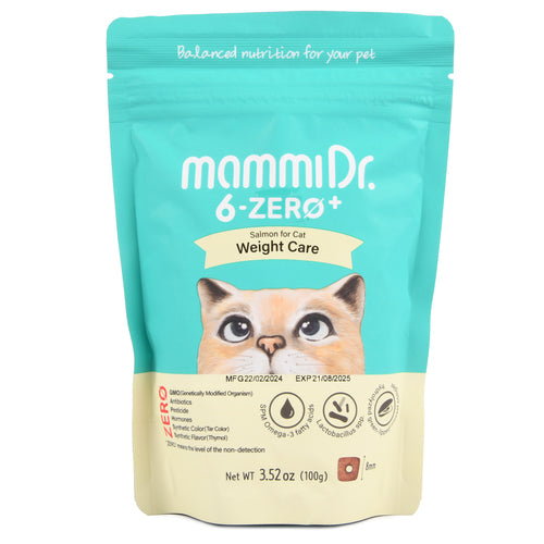 MAMMI DR. 6 ZERO+ SALMON (WEIGHTCARE) CAT 12/3.5oz (SKU#12277)