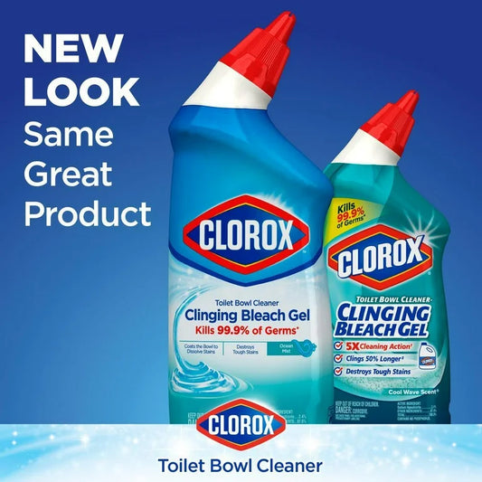 CLOROX TOILET BOWL CLEANER CLINGING GEL 12/24oz