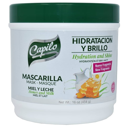 CAPILO HONEY & MILK CONDITIONING CREAM JAR 16oz