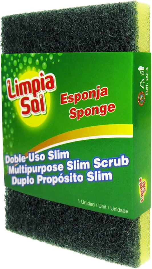 LIMPIA SOL SLIM MULTIPURPOSE SCRUB 12PK