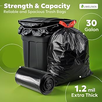HARDY TRASH BAGS 00602 30GAL 8CT/24PK