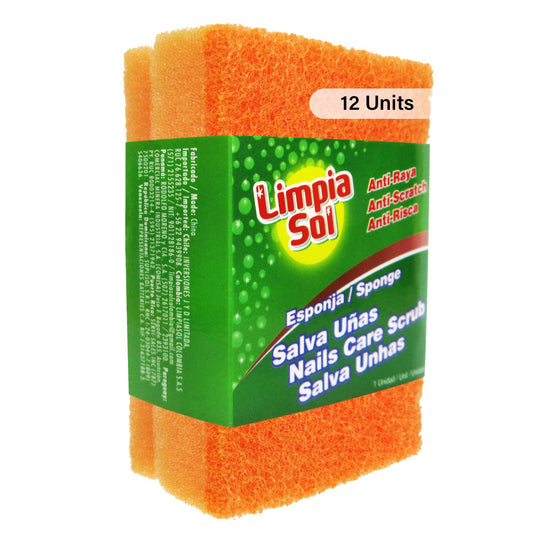 LIMPIA SOL MULTIPURPOSE SCRUB PINK 12PK