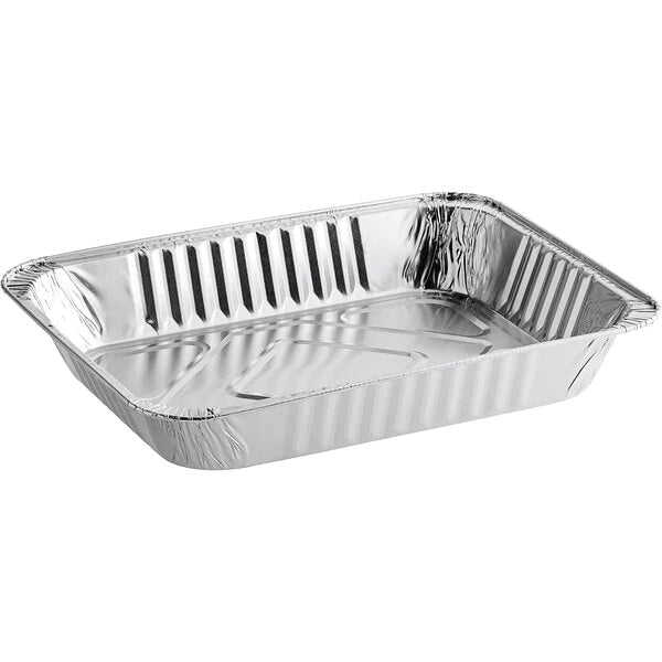 ALUMINUM RECTANGULAR ROASTER MEDIUM 100CS (SKU#12132) – SARM WHOLESALE
