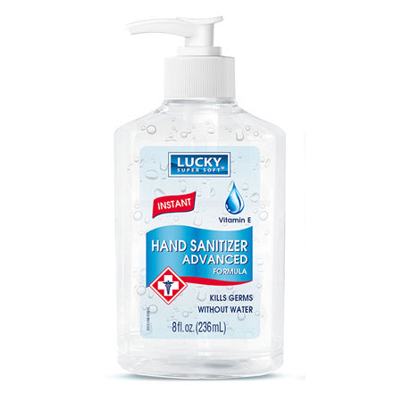 LUCKY HAND SANITIZER W-PUMP 12/8oz
