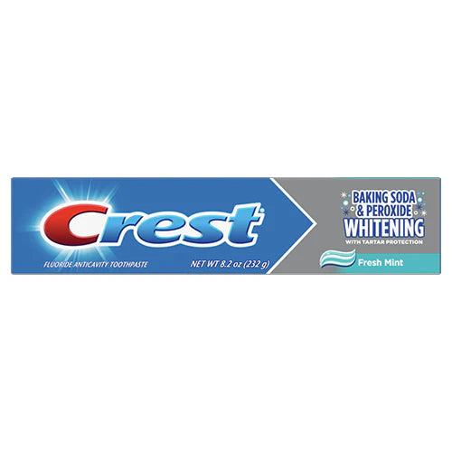 CREST PLUS BAKING SODA & PEROXIDE TOOTHPASTE 8.2oz
