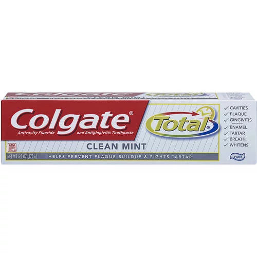 COLGATE TOOTHPASTE TOTAL CLEAN MINT 36/6oz