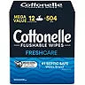 COTTONELLE FLUSHABLE WET WIPES 12/42WIPES