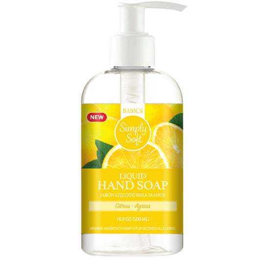 SIMPLY SOFT HAND WASH CITRUS 12/16.9oz
