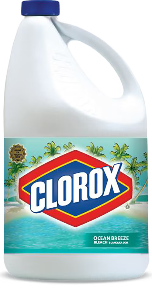 CLOROX BLEACH OCEAN BREEZE 6/128oz