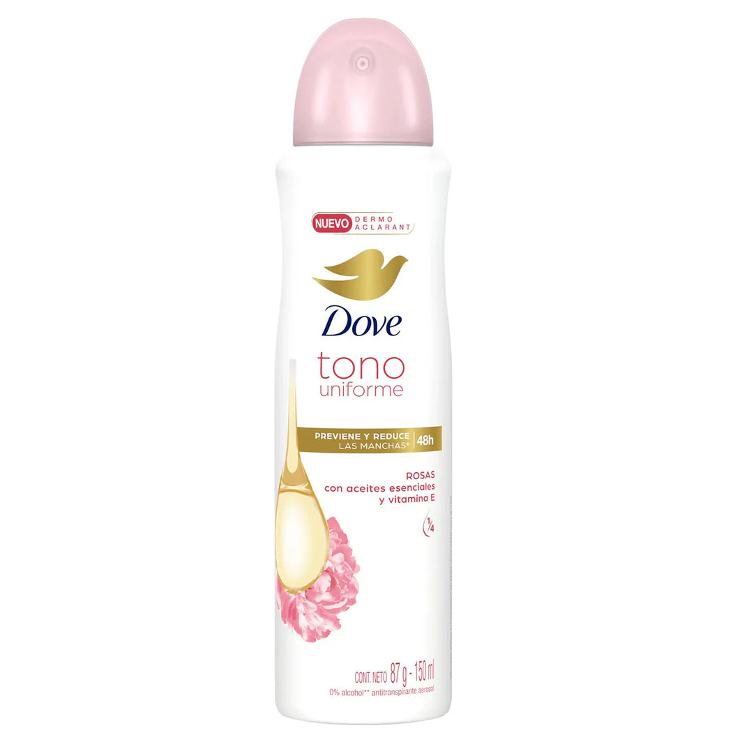 DOVE DEODORANT SPRAY ROSAS 12/150ML